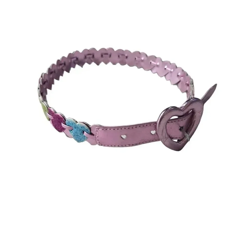 Girls sparkle heart belt 26